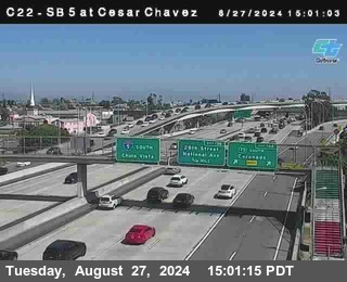 SB 5 at Cesar E Chaves Prkwy