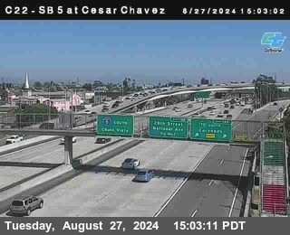 SB 5 at Cesar E Chaves Prkwy