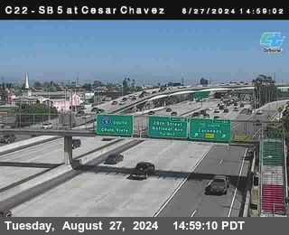 SB 5 at Cesar E Chaves Prkwy