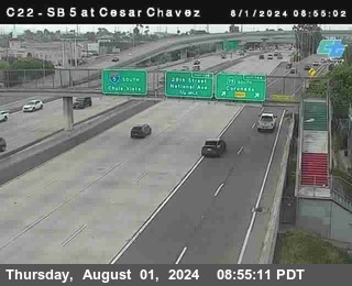 SB 5 at Cesar E Chaves Prkwy