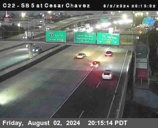 SB 5 at Cesar E Chaves Prkwy