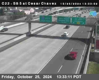 SB 5 at Cesar E Chaves Prkwy