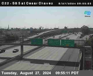 SB 5 at Cesar E Chaves Prkwy