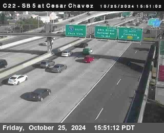 SB 5 at Cesar E Chaves Prkwy