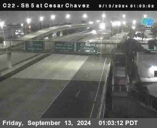 SB 5 at Cesar E Chaves Prkwy