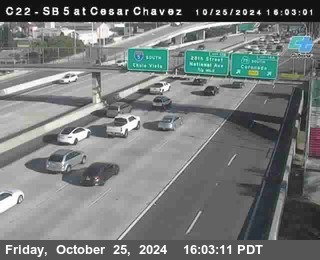 SB 5 at Cesar E Chaves Prkwy