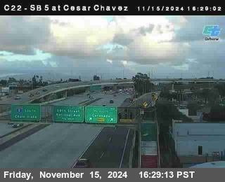 SB 5 at Cesar E Chaves Prkwy