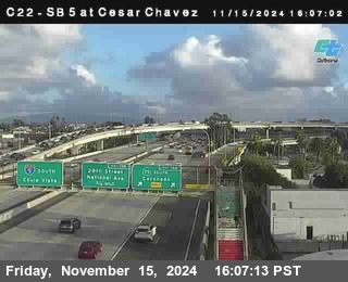 SB 5 at Cesar E Chaves Prkwy