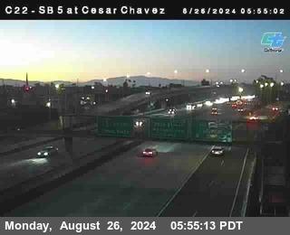 SB 5 at Cesar E Chaves Prkwy