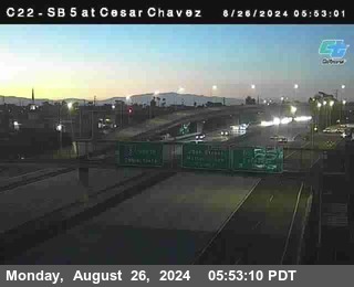 SB 5 at Cesar E Chaves Prkwy