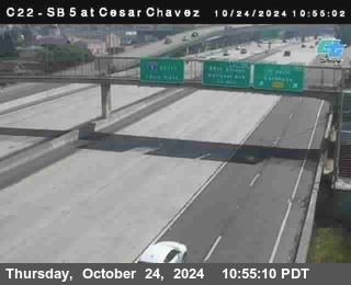 SB 5 at Cesar E Chaves Prkwy