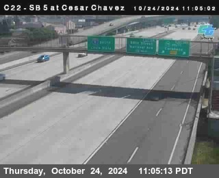 SB 5 at Cesar E Chaves Prkwy