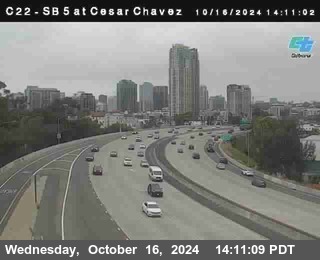 SB 5 at Cesar E Chaves Prkwy