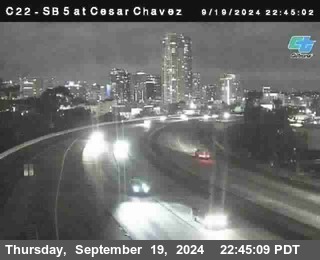 SB 5 at Cesar E Chaves Prkwy