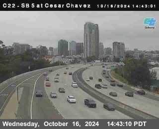 SB 5 at Cesar E Chaves Prkwy