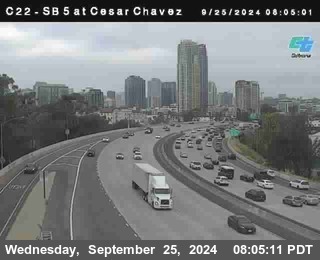 SB 5 at Cesar E Chaves Prkwy