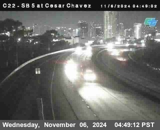 SB 5 at Cesar E Chaves Prkwy