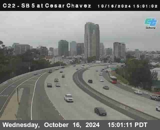 SB 5 at Cesar E Chaves Prkwy