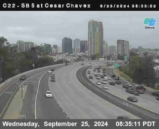 SB 5 at Cesar E Chaves Prkwy