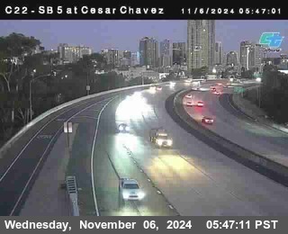 SB 5 at Cesar E Chaves Prkwy