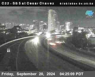 SB 5 at Cesar E Chaves Prkwy