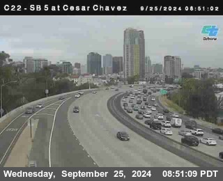 SB 5 at Cesar E Chaves Prkwy