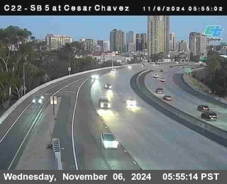 SB 5 at Cesar E Chaves Prkwy