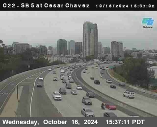 SB 5 at Cesar E Chaves Prkwy