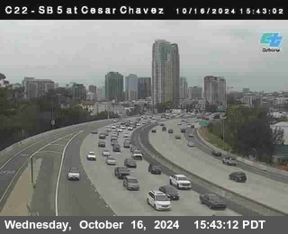 SB 5 at Cesar E Chaves Prkwy