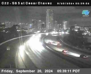 SB 5 at Cesar E Chaves Prkwy