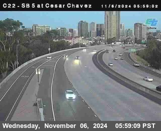 SB 5 at Cesar E Chaves Prkwy