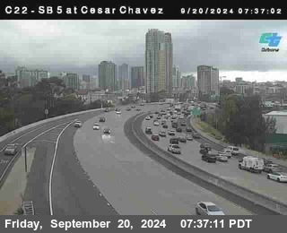 SB 5 at Cesar E Chaves Prkwy