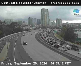 SB 5 at Cesar E Chaves Prkwy