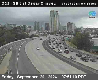 SB 5 at Cesar E Chaves Prkwy