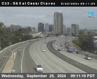 SB 5 at Cesar E Chaves Prkwy