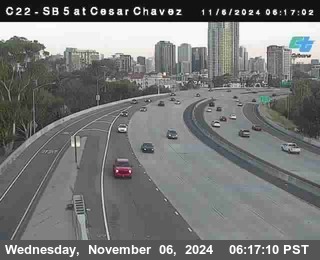 SB 5 at Cesar E Chaves Prkwy