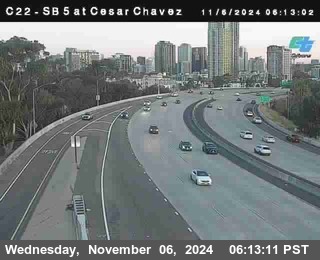 SB 5 at Cesar E Chaves Prkwy