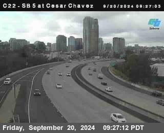 SB 5 at Cesar E Chaves Prkwy