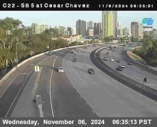 SB 5 at Cesar E Chaves Prkwy