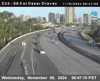 SB 5 at Cesar E Chaves Prkwy