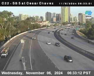 SB 5 at Cesar E Chaves Prkwy