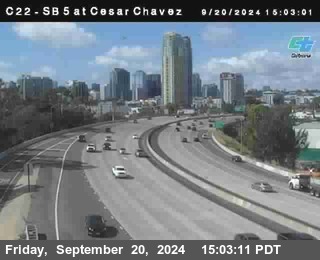 SB 5 at Cesar E Chaves Prkwy