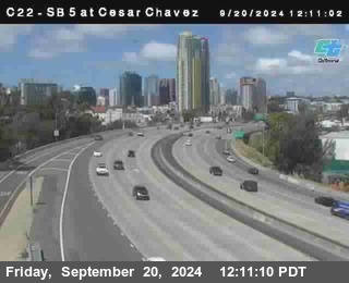 SB 5 at Cesar E Chaves Prkwy