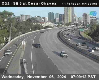 SB 5 at Cesar E Chaves Prkwy