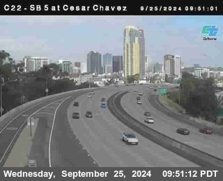 SB 5 at Cesar E Chaves Prkwy