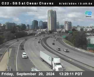 SB 5 at Cesar E Chaves Prkwy