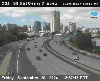 SB 5 at Cesar E Chaves Prkwy