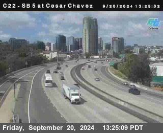 SB 5 at Cesar E Chaves Prkwy