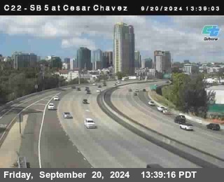 SB 5 at Cesar E Chaves Prkwy