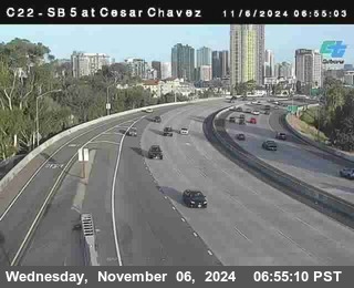 SB 5 at Cesar E Chaves Prkwy